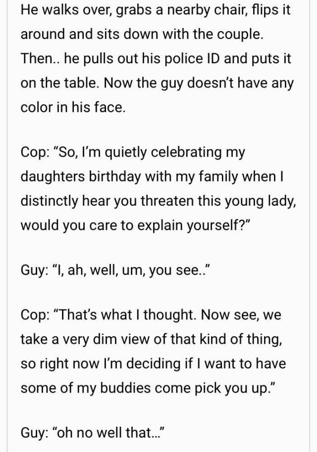 A Cop Is There To Save The Day, Even If He Is Off-Duty