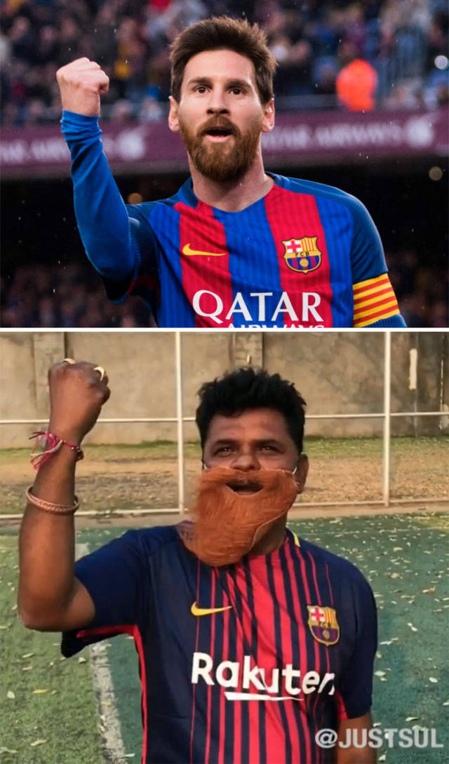 This Casual Indian Guy Just Kills It With Recreating Celebrity Pictures