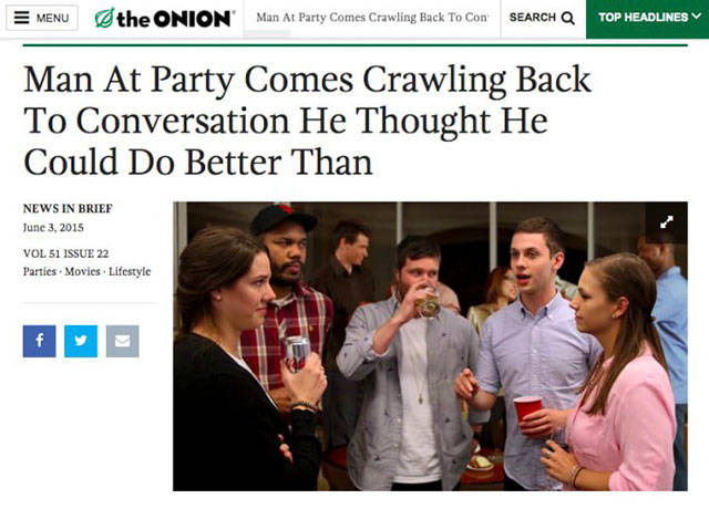 Who Even Writes Those News Article Headers For “The Onion”?!