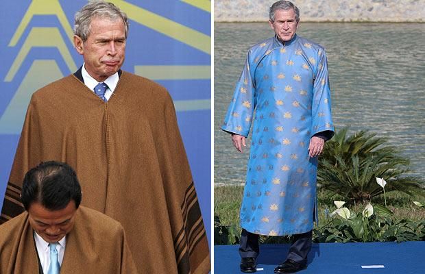 Facial expressions of George Bush (29 photos)