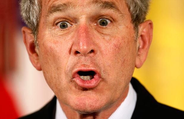 Facial expressions of George Bush (29 photos)