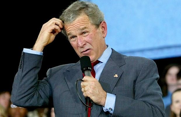 Facial expressions of George Bush (29 photos)
