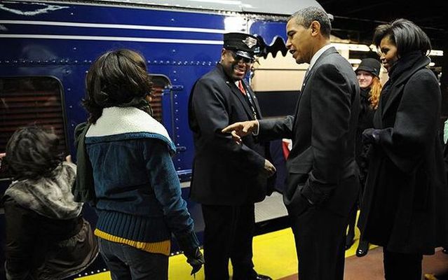 Barack Obama is going to his inauguration (14 pics)