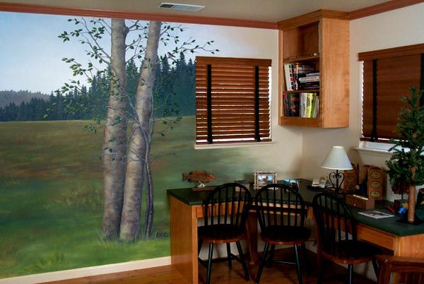 Original drawings on the walls of apartments (19 photos)