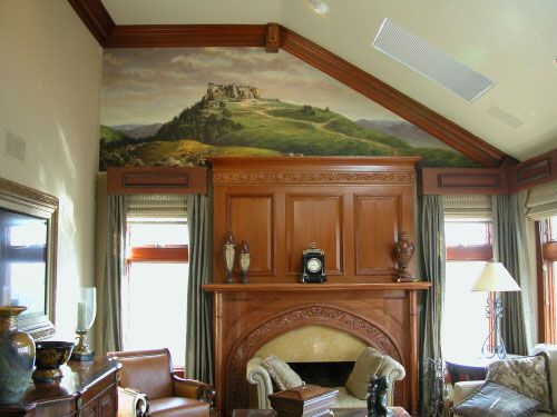 Original drawings on the walls of apartments (19 photos)