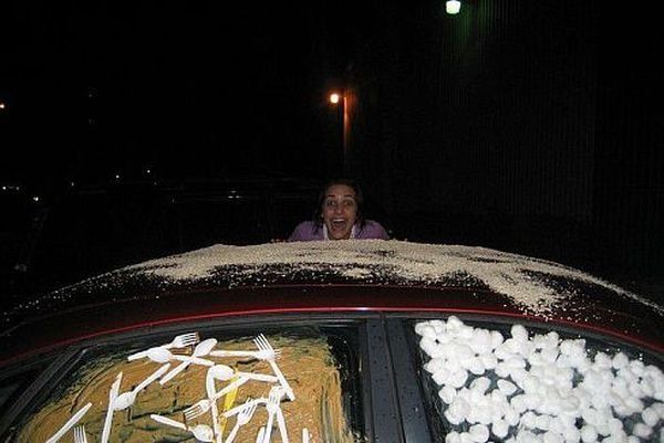 A girl decided to get revenge on his boyfriend (5 photos)