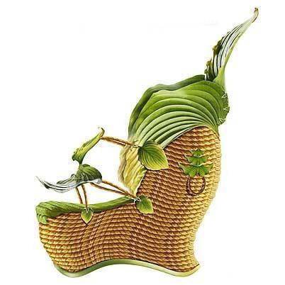 Shoes made from plants (14 photos)