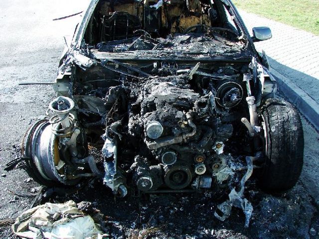 Horrible! Burned cars (9 photos)