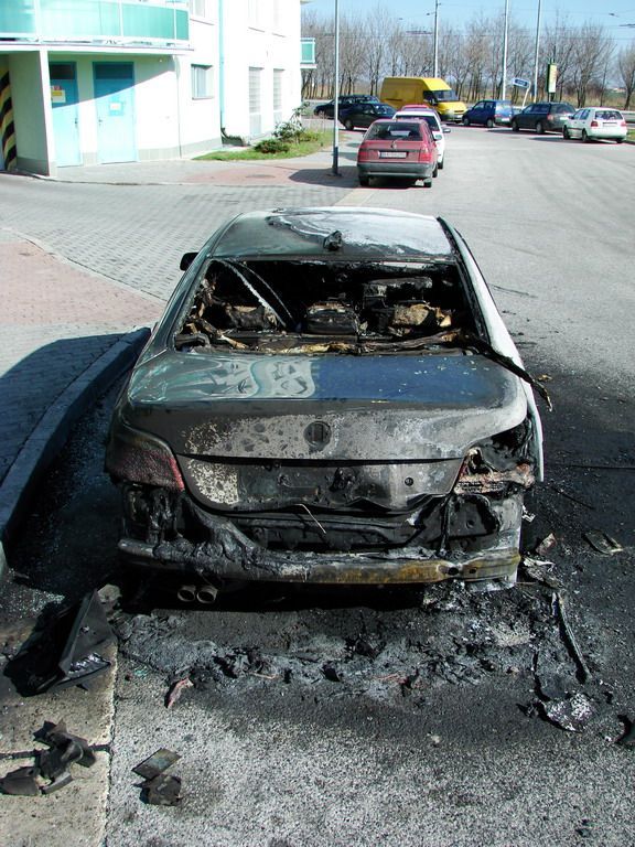 Horrible! Burned cars (9 photos)