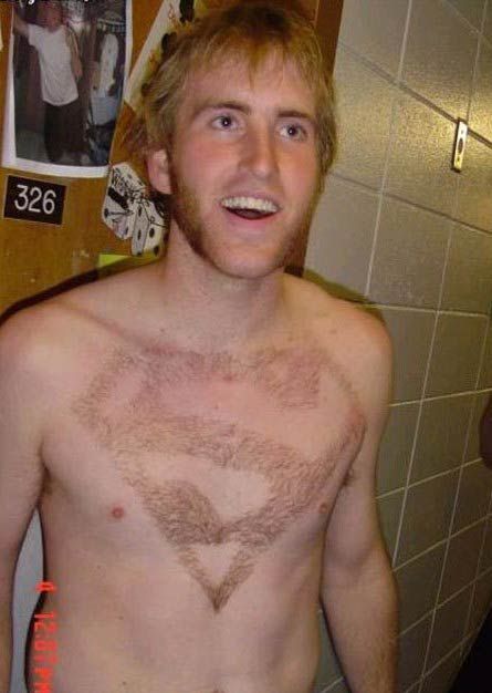 funny haircuts. 4 Funny chest haircuts (13