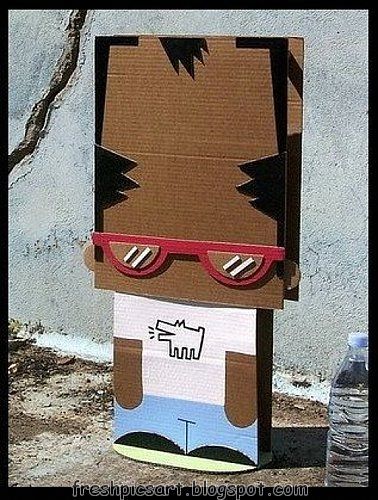 Crafts and figures with cardboard boxes, fun ideas! (27 photos)