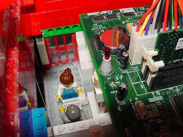 Lego-computer (26 pics)