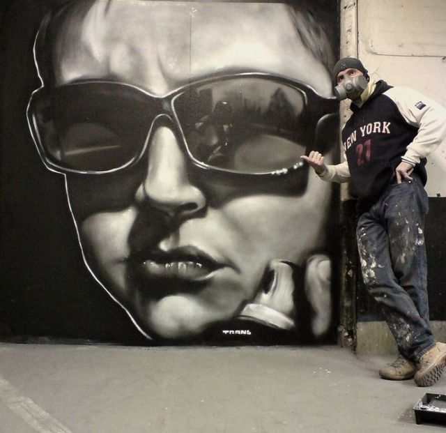 Amazing graffiti of painter TRANS (61 pics)