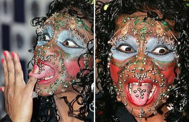 Most Pierced Woman in the world