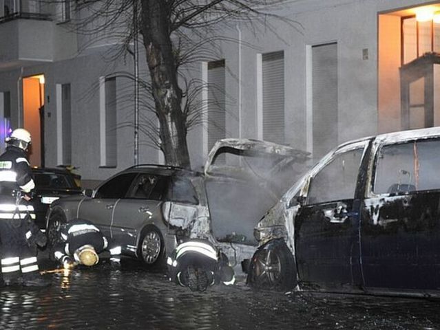 Luxury cars are being burnt in Germany (16 pics)
