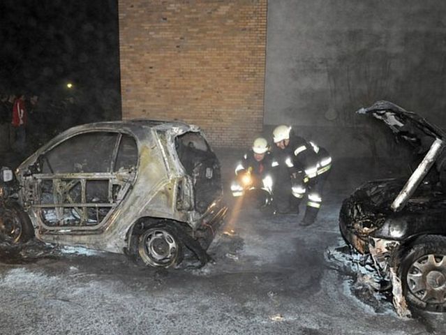 Luxury cars are being burnt in Germany (16 pics)