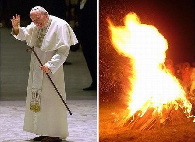 Religious images on simple objects (44 pics)