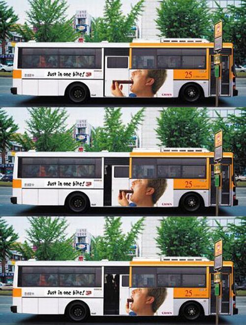 Clever and creative bus advertising (24 photos)