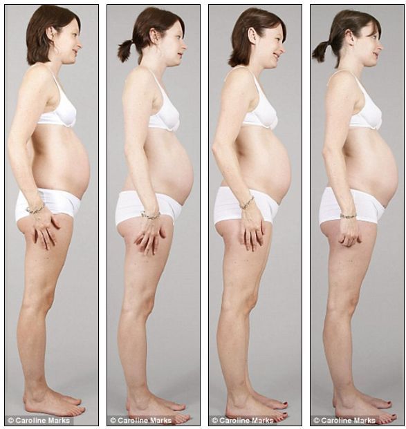 How belly’s growing during pregnancy (8 pics)