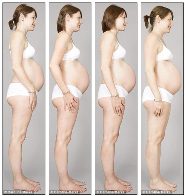 How belly’s growing during pregnancy (8 pics)