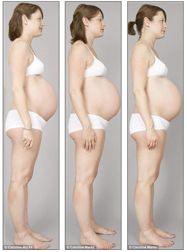 How belly’s growing during pregnancy (8 pics)