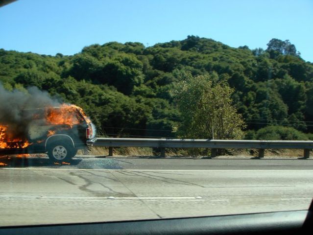 Burning cars (44 pics)
