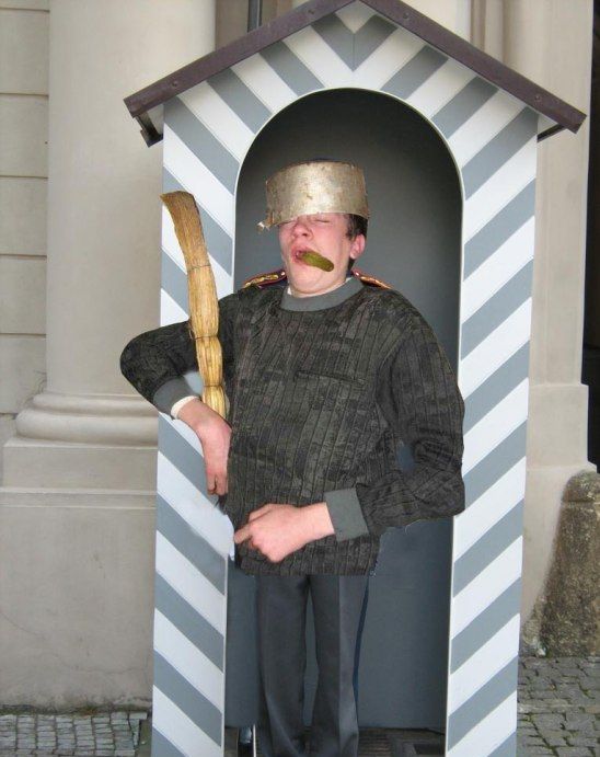 Sleeping warrior - great photomontage (40 pics)