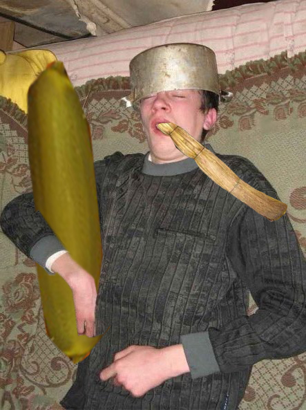 Sleeping warrior - great photomontage (40 pics)