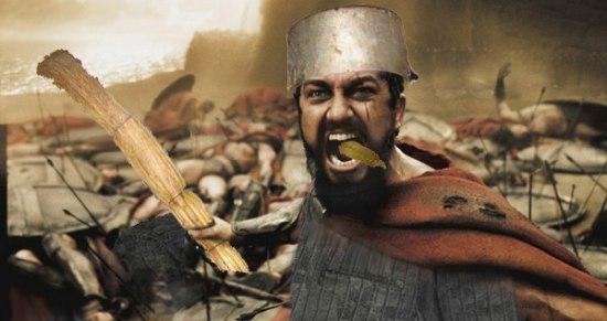 Sleeping warrior - great photomontage (40 pics)