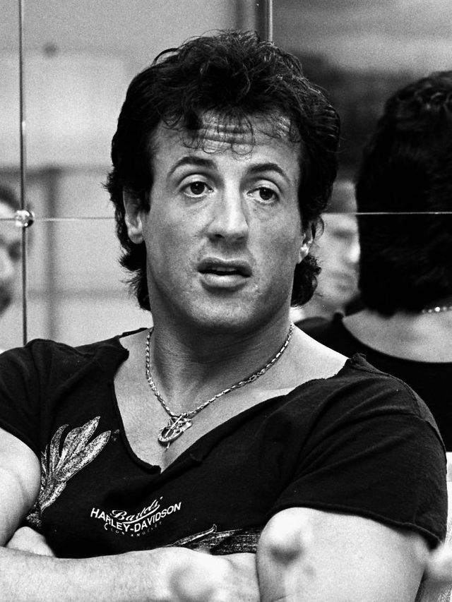 Photo selection with Sylvester Stallone (40 photos)