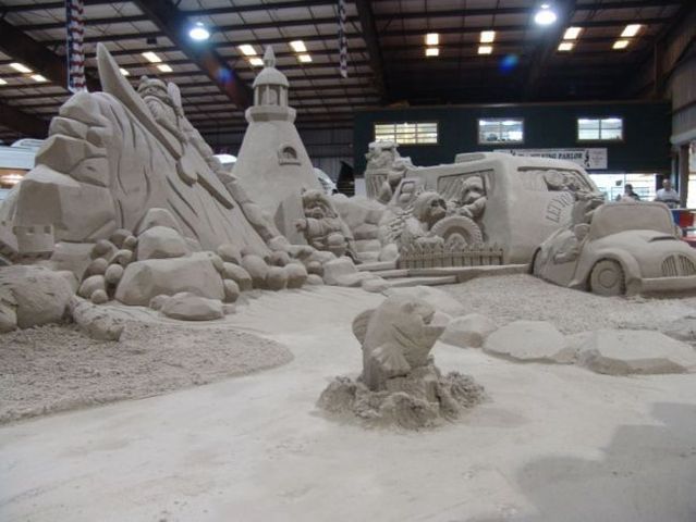 Sand sculptures (59 pics)