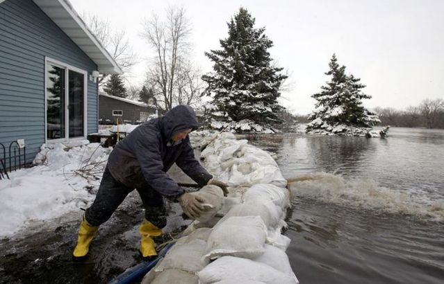 Red River flooding (30 pics)