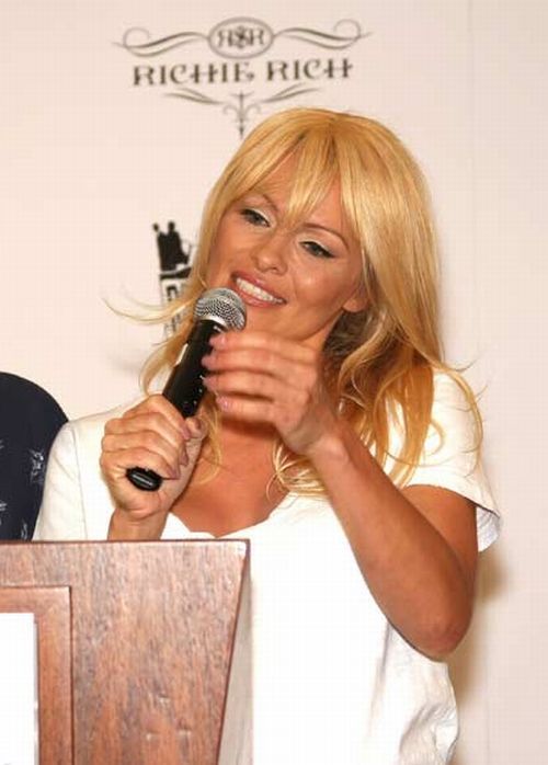 It looks like plastic surgeons worked hard on Pamela Anderson (6 photos)