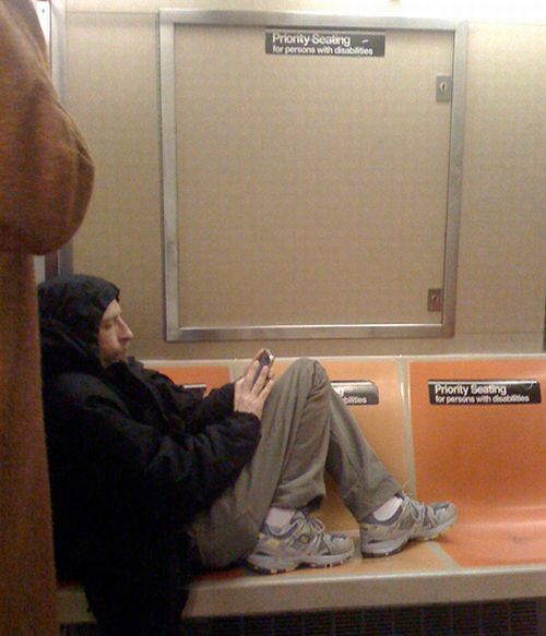 People who sit in the disability seats when I’m standing on my crutches (17 pics)