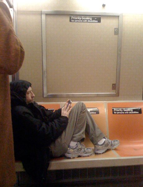 People who sit in the disability seats when I’m standing on my crutches (17 pics)