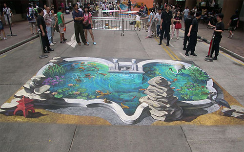 Great 3D paintings (20 photos)