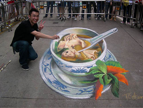 Great 3D paintings (20 photos)