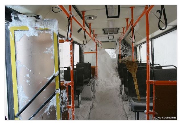 Public transport where it s very cold  20 pics