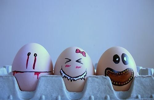 Funny eggs (10 photos)