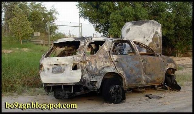 Picture chronicles of road accidents in Kuwait (44 pics)
