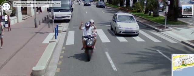 20 Crimes Caught on Google Street View (46 pics)