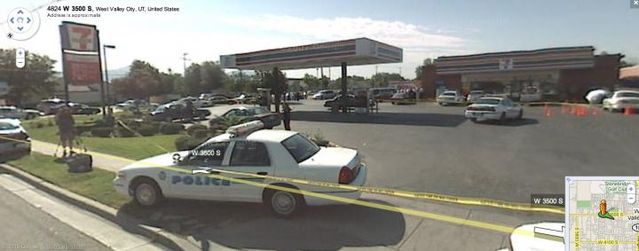 20 Crimes Caught on Google Street View (46 pics)