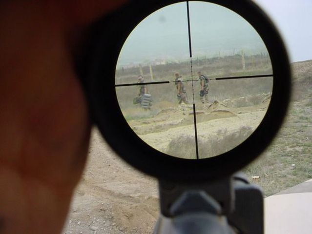 World through the eyes of a sniper (14 photos)