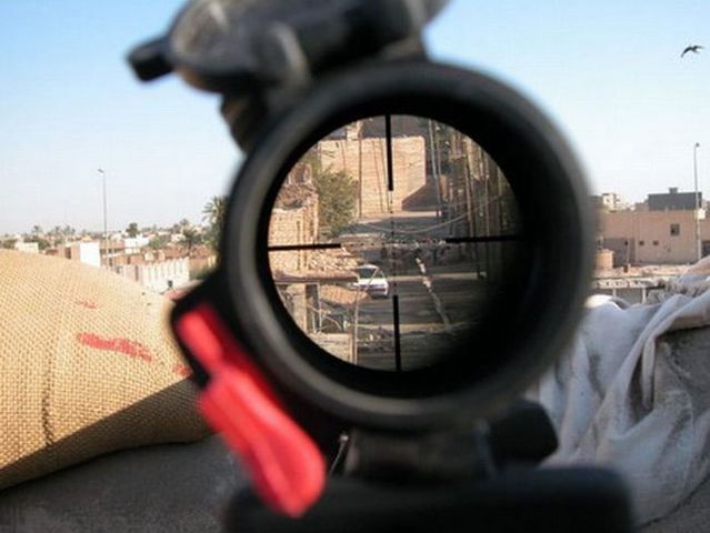 World through the eyes of a sniper (14 photos)