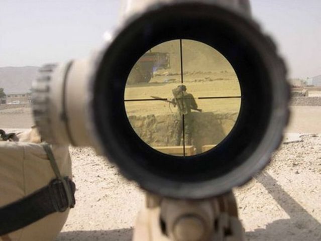 World through the eyes of a sniper (14 photos)