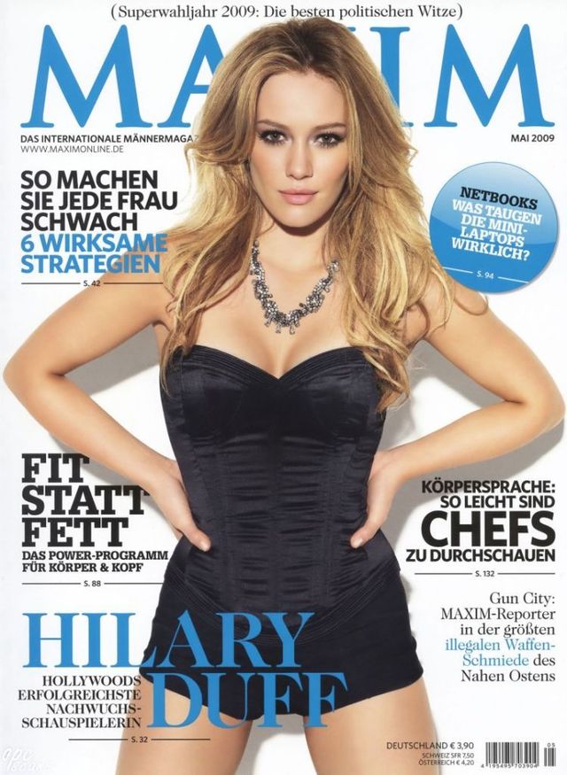 Hilary Duff in Maxim magazine (8 photos)