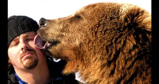 Having a 800-pound grizzly for a friend (23 pics)
