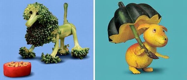 Strange food art (35 pics)