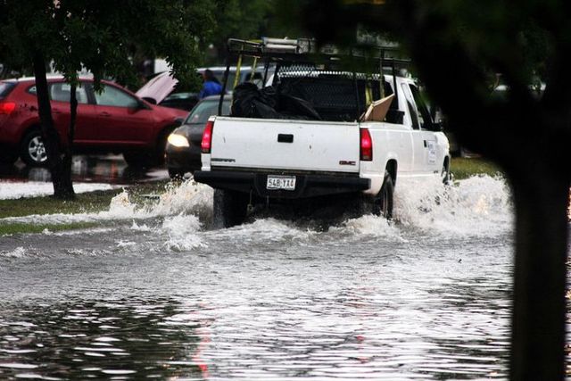 Houston was flooded (15 pics)