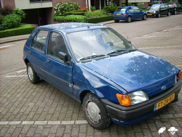 Old lady crashed into an apartment building! (18 pics)